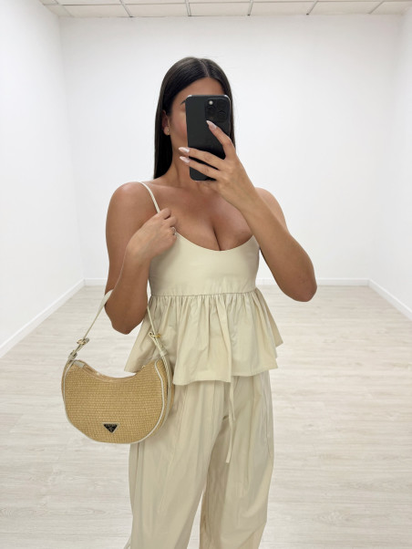 CONJUNTO PARACHUTE BEIGE